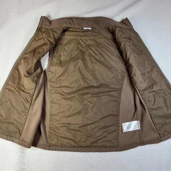 Columbia Mocha Brown VEST Womens Size S Small Full Zip Quilted, Fleece Sides - Picture 10 of 15